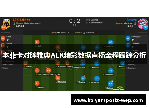 本菲卡对阵雅典AEK精彩数据直播全程跟踪分析